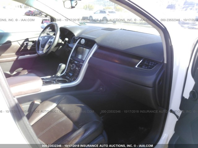 2FMDK4KCXCBA09328 - 2012 FORD EDGE WHITE photo 5