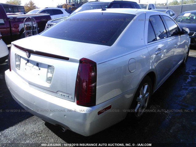 1G6DW677160179506 - 2006 CADILLAC STS SILVER photo 4