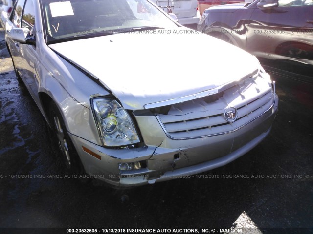 1G6DW677160179506 - 2006 CADILLAC STS SILVER photo 6