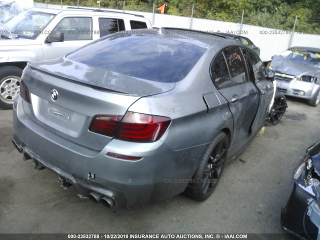 WBAFR9C59BC757358 - 2011 BMW 550 I GRAY photo 4