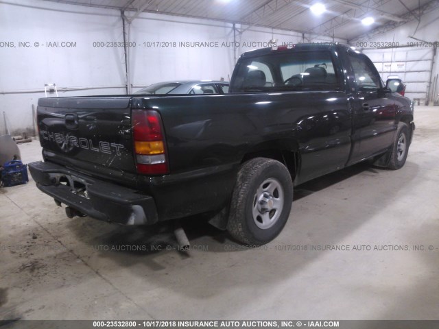 1GCEC14WX2Z165554 - 2002 CHEVROLET SILVERADO C1500 GREEN photo 4