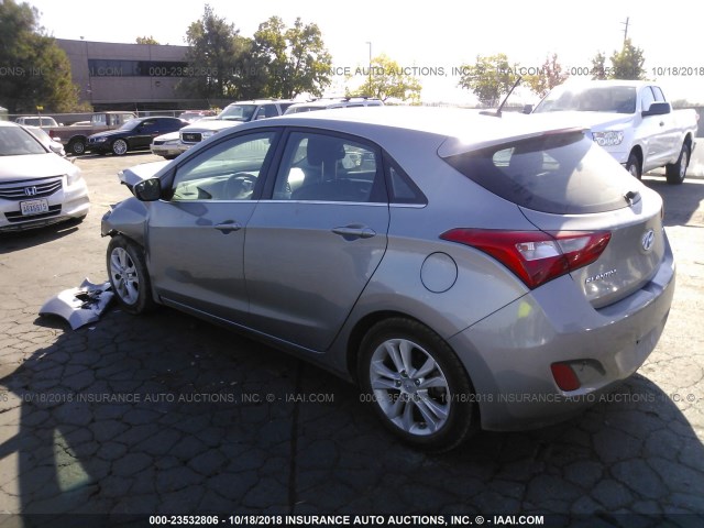 KMHD35LH0FU248656 - 2015 HYUNDAI ELANTRA GT SILVER photo 3