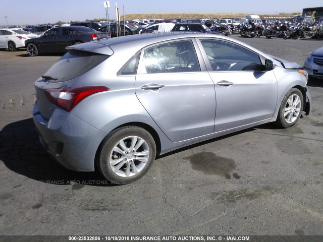 KMHD35LH0FU248656 - 2015 HYUNDAI ELANTRA GT SILVER photo 4