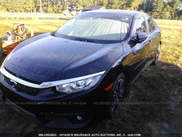 19XFC1F72HE003948 - 2017 HONDA CIVIC EXL BLACK photo 2