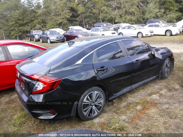 19XFC1F72HE003948 - 2017 HONDA CIVIC EXL BLACK photo 4