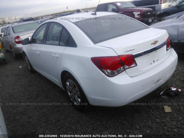 1G1PB5SG2D7289906 - 2013 CHEVROLET CRUZE LS WHITE photo 3