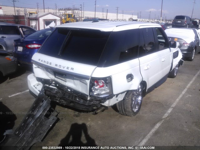 SALSK2D41DA791837 - 2013 LAND ROVER RANGE ROVER SPORT LUX WHITE photo 4