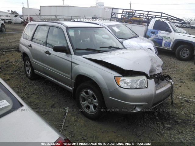 JF1SG63667G719641 - 2007 SUBARU FORESTER 2.5X/SPORTS 2.5X SILVER photo 1