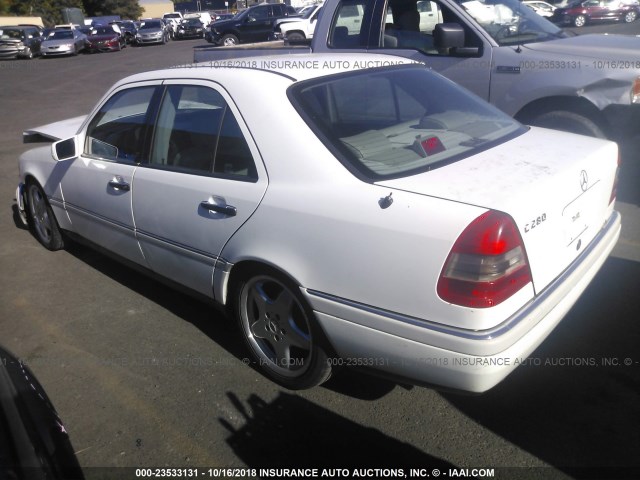 WDBHA28E7SF184766 - 1995 MERCEDES-BENZ C 280 WHITE photo 3