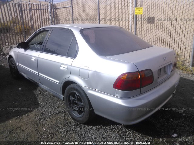 2HGEJ6610YH504708 - 2000 HONDA CIVIC SE SILVER photo 3