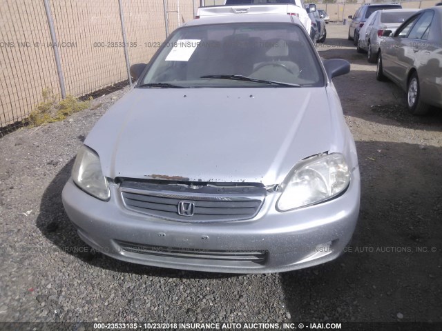 2HGEJ6610YH504708 - 2000 HONDA CIVIC SE SILVER photo 6