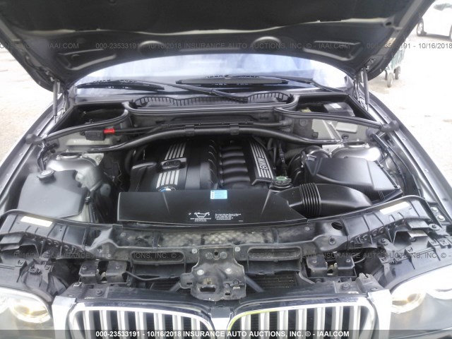 WBXPC9C47AWJ37897 - 2010 BMW X3 XDRIVE30I Күміс фото 10