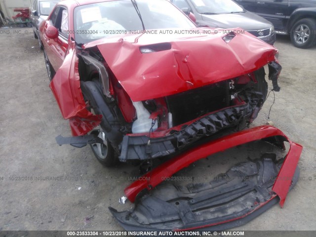 2C3CDZAG1FH713127 - 2015 DODGE CHALLENGER SXT RED photo 6