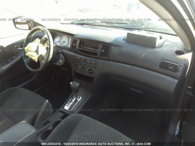 1NXBR32E68Z959928 - 2008 TOYOTA COROLLA CE/LE/S BLACK photo 5