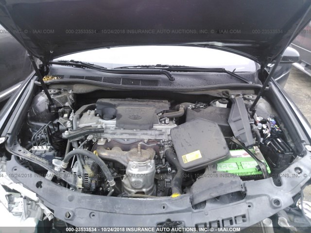 4T1BF1FK5EU307598 - 2014 TOYOTA CAMRY L/SE/LE/XLE 黑色 照片 10