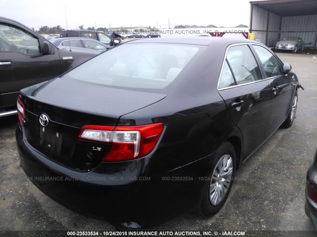 4T1BF1FK5EU307598 - 2014 TOYOTA CAMRY L/SE/LE/XLE 黑色 照片 4