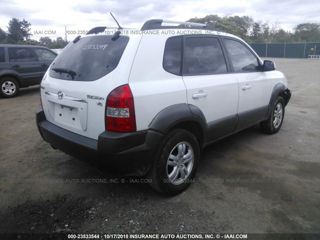 KM8JN12D76U331022 - 2006 HYUNDAI TUCSON GLS/LIMITED 白色 照片 4