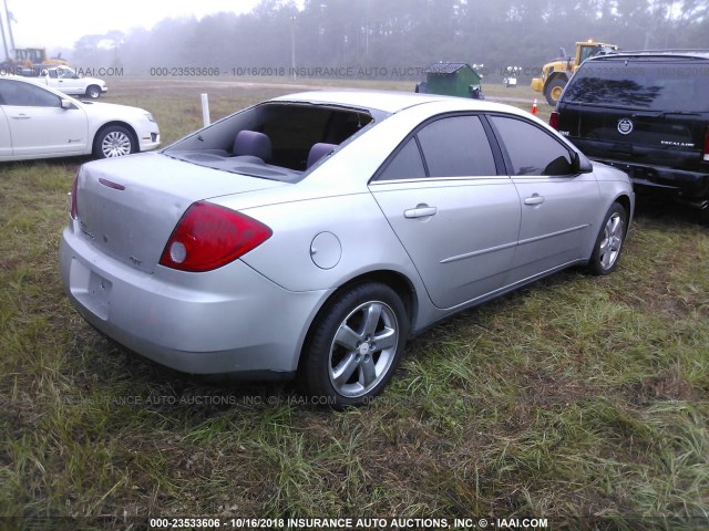 1G2ZH558464229931 - 2006 PONTIAC G6 GT SILVER photo 4