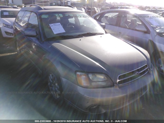 4S3BH686327648892 - 2002 SUBARU LEGACY OUTBACK LIMITED GREEN photo 1