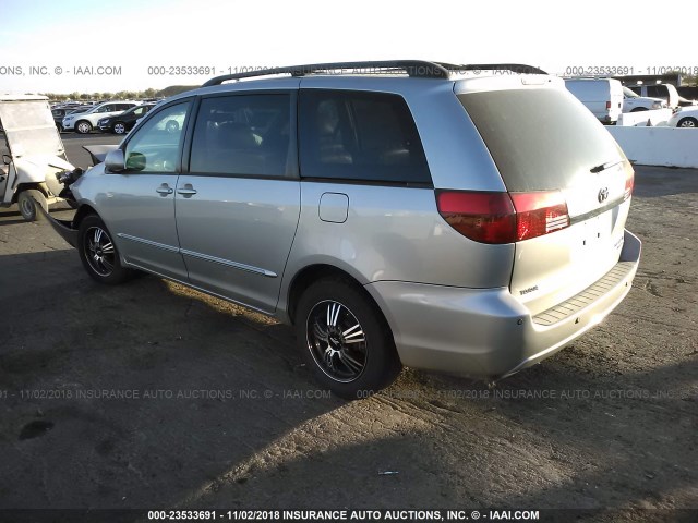 5TDBA22C74S018104 - 2004 TOYOTA SIENNA XLE/XLE LIMITED SILVER photo 3