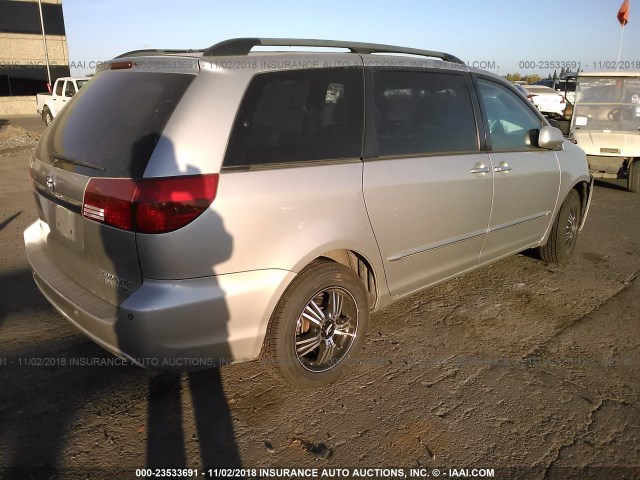 5TDBA22C74S018104 - 2004 TOYOTA SIENNA XLE/XLE LIMITED SILVER photo 4