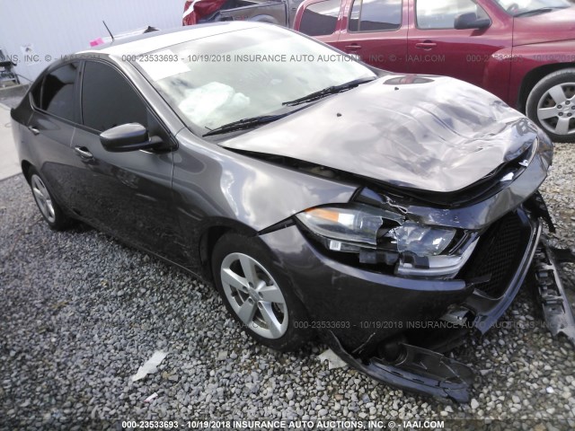 1C3CDFBB0FD364668 - 2015 DODGE DART SXT GRAY photo 1