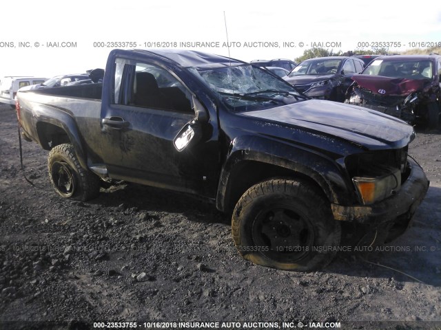 1GTDT146368117305 - 2006 GMC CANYON BLACK photo 1