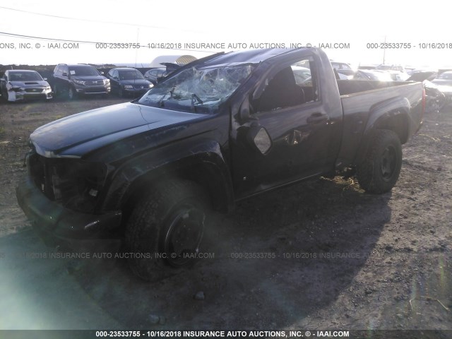 1GTDT146368117305 - 2006 GMC CANYON BLACK photo 2