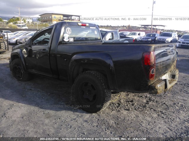 1GTDT146368117305 - 2006 GMC CANYON BLACK photo 3