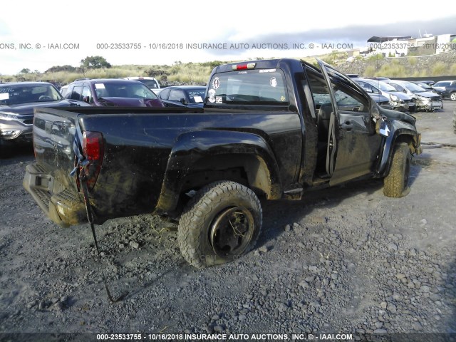 1GTDT146368117305 - 2006 GMC CANYON BLACK photo 4