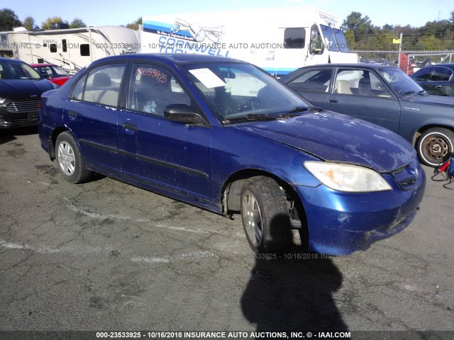 2HGES16394H605631 - 2004 HONDA CIVIC DX VP BLUE photo 1