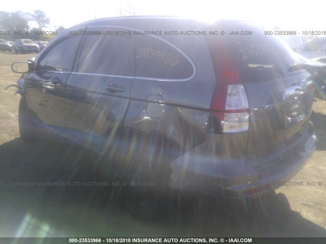 5J6RE4H70AL078788 - 2010 HONDA CR-V EXL GRAY photo 3