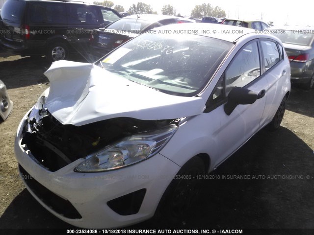 3FADP4TJ1DM215212 - 2013 FORD FIESTA S WHITE photo 2