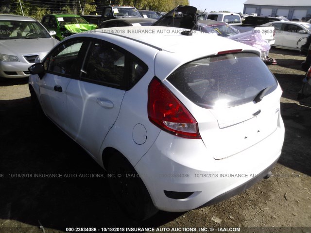 3FADP4TJ1DM215212 - 2013 FORD FIESTA S WHITE photo 3