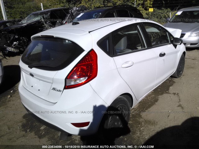 3FADP4TJ1DM215212 - 2013 FORD FIESTA S WHITE photo 4