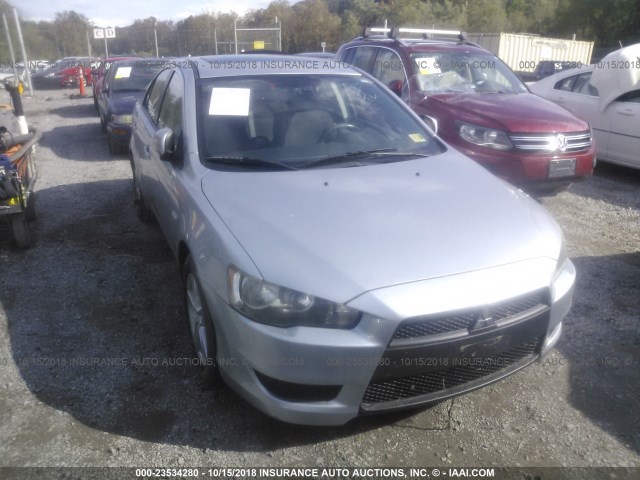 JA3AU26U98U008583 - 2008 MITSUBISHI LANCER ES SILVER photo 6