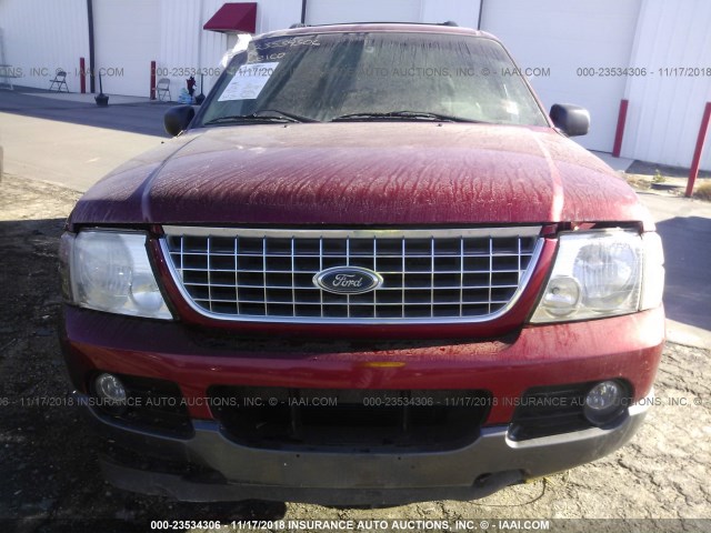 1FMZU63K45UA55591 - 2005 FORD EXPLORER XLT/XLT SPORT/NBX Bordo foto 6