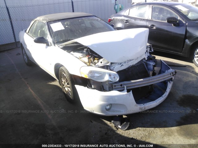 1C3EL55RX4N106809 - 2004 CHRYSLER SEBRING LXI WHITE photo 1