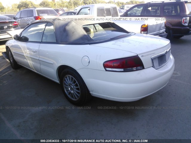 1C3EL55RX4N106809 - 2004 CHRYSLER SEBRING LXI WHITE photo 3