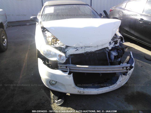 1C3EL55RX4N106809 - 2004 CHRYSLER SEBRING LXI WHITE photo 6