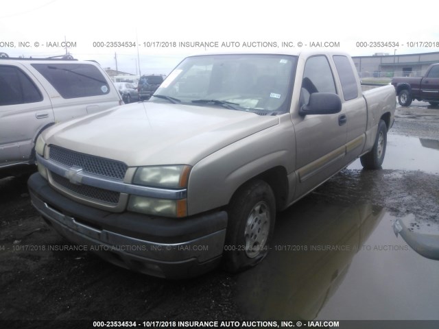 2GCEC19V141366934 - 2004 CHEVROLET SILVERADO C1500 TAN photo 2