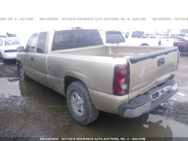 2GCEC19V141366934 - 2004 CHEVROLET SILVERADO C1500 TAN photo 3