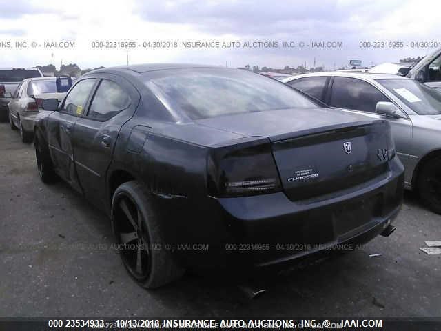 2B3KA43R97H844987 - 2007 DODGE CHARGER SE/SXT BLUE photo 3