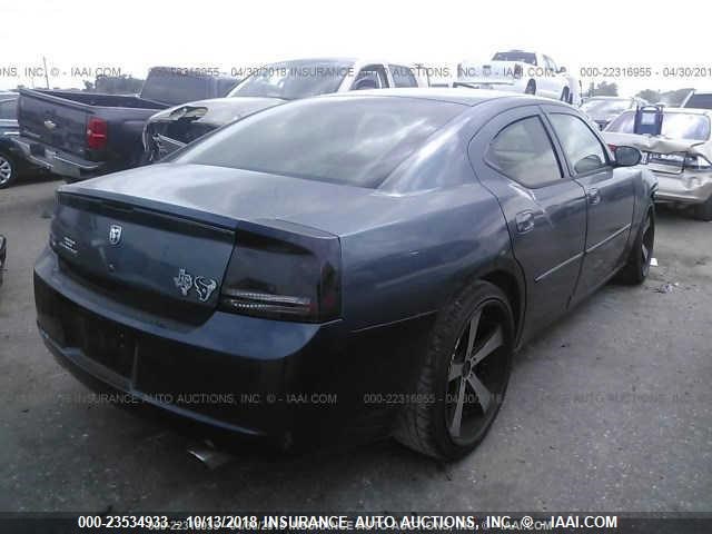 2B3KA43R97H844987 - 2007 DODGE CHARGER SE/SXT BLUE photo 4