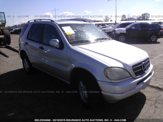 4JGAB54E31A269036 - 2001 MERCEDES-BENZ ML SILVER photo 1