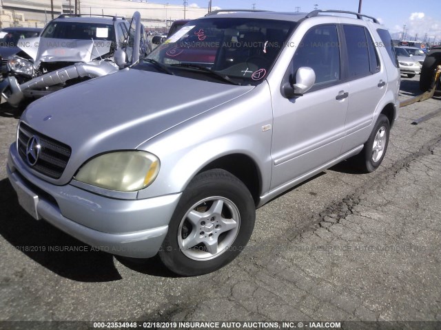 4JGAB54E31A269036 - 2001 MERCEDES-BENZ ML SILVER photo 6