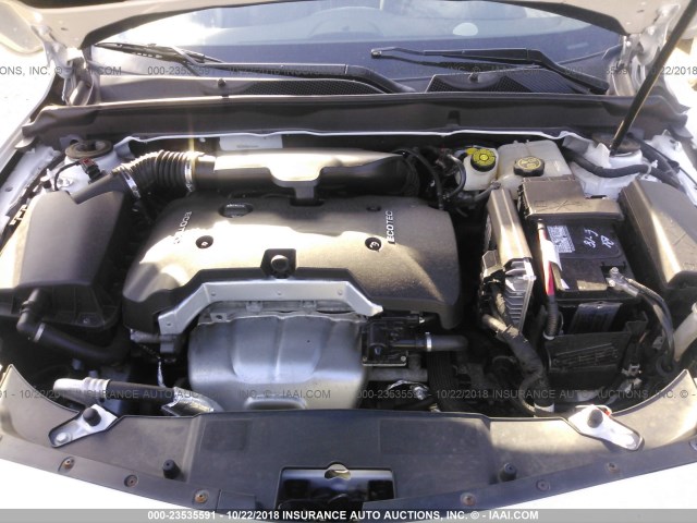 1G11C5SA2DF195741 - 2013 CHEVROLET MALIBU 1LT WHITE photo 10