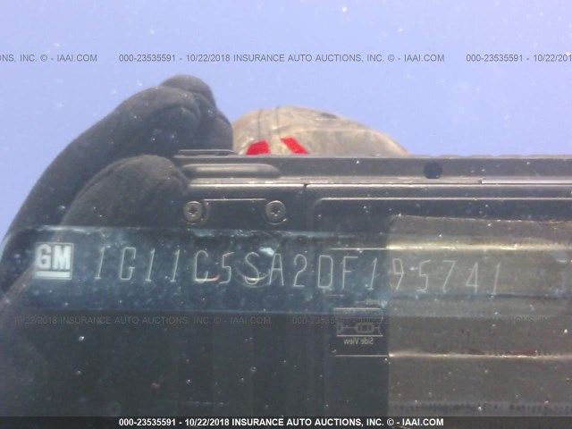 1G11C5SA2DF195741 - 2013 CHEVROLET MALIBU 1LT WHITE photo 9