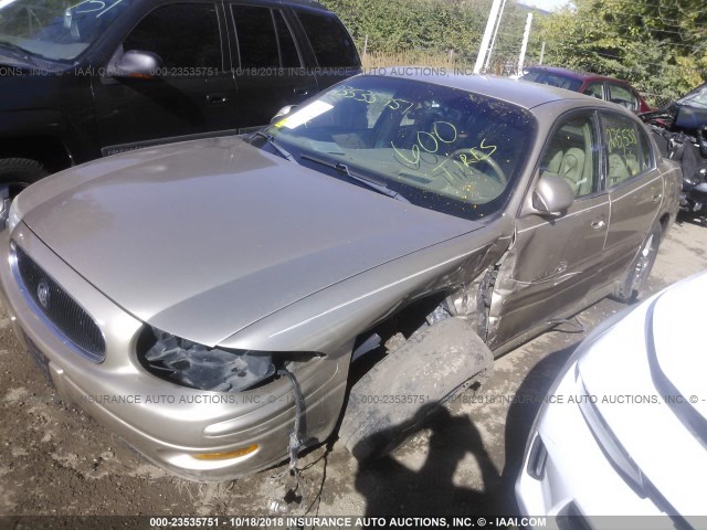 1G4HR54K25U231916 - 2005 BUICK LESABRE LIMITED GOLD photo 2