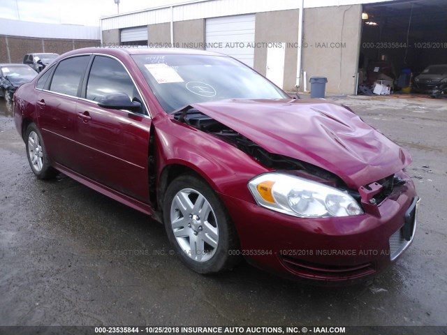 2G1WB5E39E1179891 - 2014 CHEVROLET IMPALA LIMITED LT RED photo 1